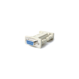 StarTech.com Adaptador de Módem Nulo Serie RS232 DB9- Hembra a Hembra - Blanco