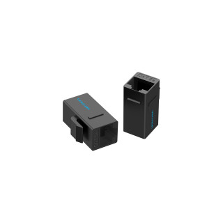 Vention Adaptador Conector RJ45 VDD-B07-B Cat5e UTP/ RJ45 Hembra - RJ45 Hembra/ Negro