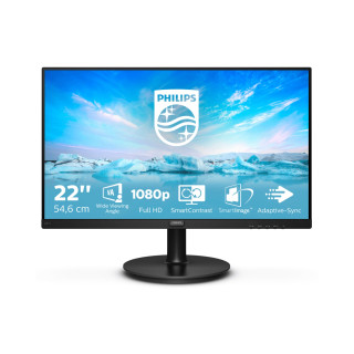Philips V Line 221V8/00 pantalla para PC 54,6 cm (21.5") Full HD LED Negro