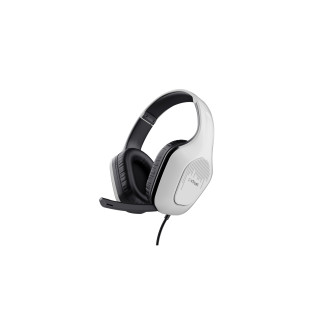 Trust GXT 415PS ZIROX Auriculares Alámbrico Diadema Juego Negro, Blanco