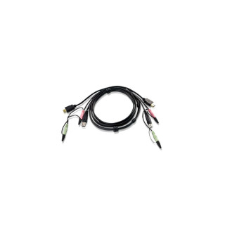 ATEN Cable KVM HDMI USB con audio de 1,8 m