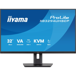 iiyama ProLite XB3294UHSCP-B1 pantalla para PC 80 cm (31.5") 3840 x 2160 Pixeles 4K Ultra HD Negro