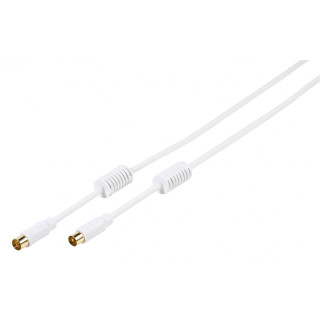 Vivanco PBW CO110 15 cable coaxial 1,5 m IEC Blanco