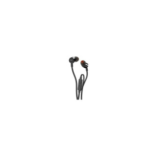 AURICULARES INTRAUDITIVOS JBL PURE BASS DRIVERS 8.7MM CABLE PLANO FUNCION MANOS LIBRES NEGRO JBLT210BLK
