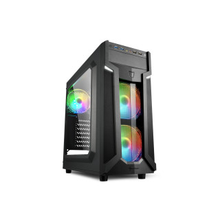 Sharkoon VG6-W RGB caja torre Midi Tower Negro