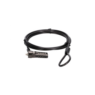 Conceptronic CUSTODIO01BS cable antirrobo Negro 1,8 m