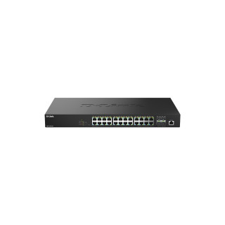 D-Link DMS-1250-28P/E switch Gestionado L2 2.5G Ethernet (100/1000/2500) Energía sobre Ethernet (PoE) Negro