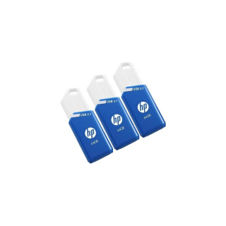 PNY x755w Triple Pack unidad flash USB 64 GB USB tipo A 3.2 Gen 1 (3.1 Gen 1) Azul, Blanco