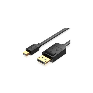 Vention HAGBH adaptador de cable de vídeo 2 m DisplayPort HDMI Negro