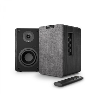 Energy Sistem Studio Monitor 4 Hi Fi De 2 vÍ­as Gris, Madera Inalámbrico y alámbrico 50 W