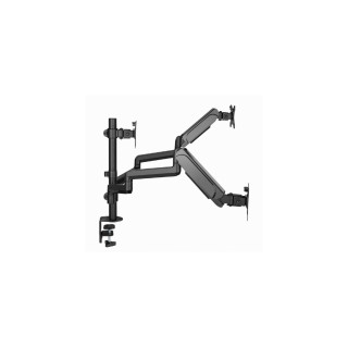 Gembird MA-DA3-01 soporte para monitor 68,6 cm (27") Negro Escritorio