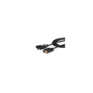 StarTech.com Cable de 1,9m Conversor Activo HDMI a VGA - Adaptador 1920x1200 1080p - Negro