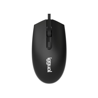iggual IGG317624 ratón Ambidextro USB tipo A Í“ptico 1600 DPI