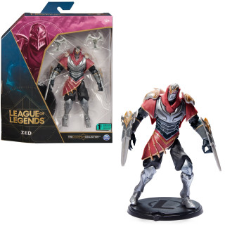 League of Legends - FIGURA PREMIUM ZED - Figura Zed 15 cm Coleccionable - Detalles de Gran Calidad y 2 accesorios -…