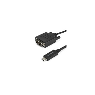 StarTech.com Cable Adaptador Conversor USB-C a DVI - 2m - 1920x1200 negro