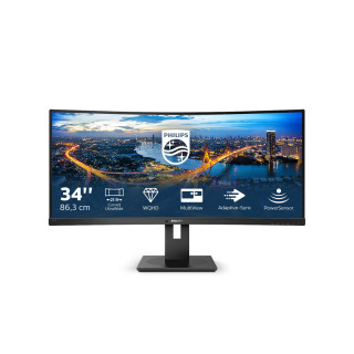 Monitor philips b line 34p quad hd lcd negro 345B1C/00