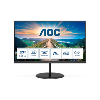 Monitor AOC V4 Q27V4EA display 2560 x 1440 Pixeles 2K Ultra HD 27P LED Negro
