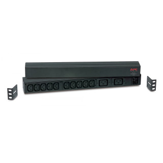 APC RACK PDU BASIC 1 U 16A 230V unidad de distribución de energÍ­a (PDU) 12 salidas AC 0U/1U Negro