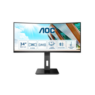 AOC P2 CU34P2A LED display 86,4 cm (34") 3440 x 1440 Pixeles Quad HD Negro