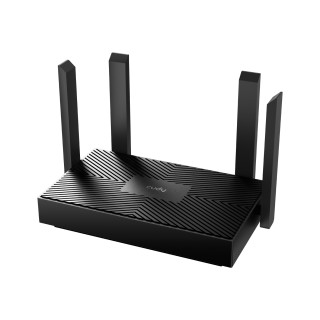Cudy WR1500 router inalámbrico Gigabit Ethernet Doble banda (2,4 GHz / 5 GHz) Negro