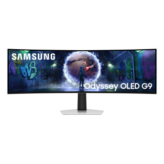 Samsung S49DG934SU pantalla para PC 124,5 cm (49") 5120 x 1440 Pixeles Dual QHD OLED Plata