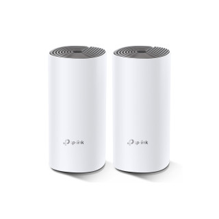 TP-Link Deco E4 (2-pack) Doble banda (2,4 GHz / 5 GHz) Wi-Fi 5 (802.11ac) Blanco, Gris Interno