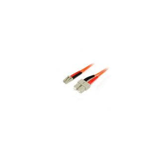 StarTech.com Cable Patch de Fibra Duplex Multimodo 50/125 1m LC - SC