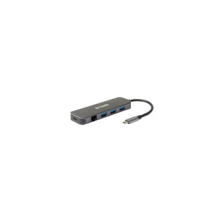 D-Link DUB-2334 base para portátil y replicador de puertos Alámbrico USB Tipo C Gris
