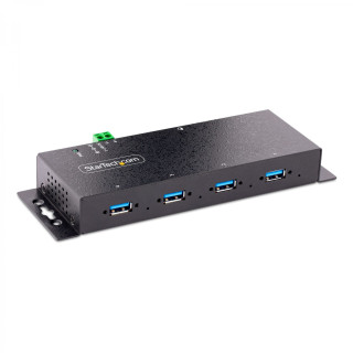 StarTech.com Hub Industrial USB 3.0 de 5Gbps de 4 Puertos - Concentrador USB con Protección de Picos y Descargas ESD -…