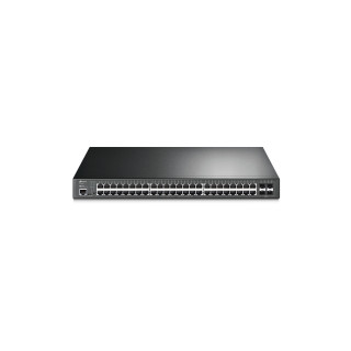 TP-Link TL-SG3452P switch Gestionado L2/L3 Gigabit Ethernet (10/100/1000) EnergÍ­a sobre Ethernet (PoE) 1U Negro