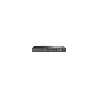 TP-Link T1500-28PCT Gestionado L2 Fast Ethernet (10/100) EnergÍ­a sobre Ethernet (PoE) 1U Negro