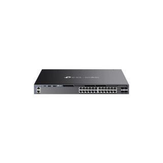 TP-Link Omada SG6428XHP switch Gestionado L3 Gigabit Ethernet (10/100/1000) EnergÍ­a sobre Ethernet (PoE) 1U Negro