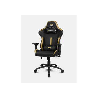 DRIFT DR350 Butaca para jugar Asiento acolchado Oro, Negro
