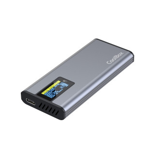 CoolBox COO-MCM-M2F caja para disco duro externo Caja externa para unidad de estado sólido (SSD) Gris M.2