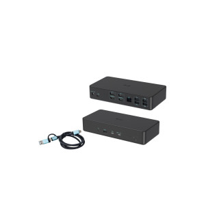 i-tec USB 3.0 / USB-C / Thunderbolt 3 Professional Dual 4K Display Docking Station Generation 2 + Power Delivery 100W