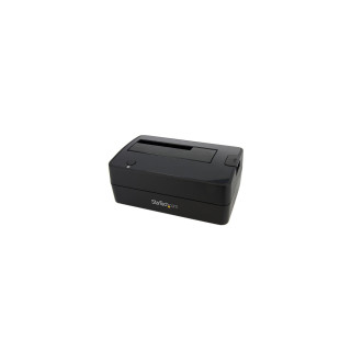StarTech.com Estación de Conexión Dock USB 3.0 para Discos Duros HDD SATA de 2,5 - Negro