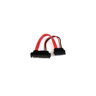 StarTech.com Adaptador Cable SATA 15cm Slimline SATA con Alimentación Corriente - Hembra a Macho