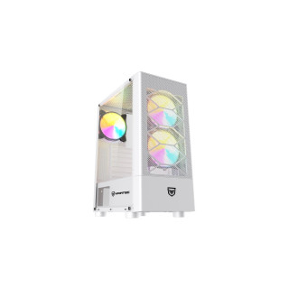 Caja Atx Nfortec Caelum White RGB Cristal Templado USB 3.0