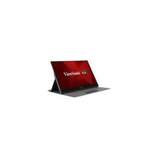 Viewsonic TD1655 39,6 cm (15.6") 1920 x 1080 Pixeles Multi-touch Multi-usuario Negro, Plata