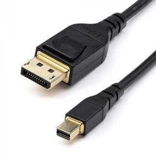 StarTech.com Cable Adaptador Mini displayport macho a Displayport macho 1.4 Certificado por VESA 2m negro