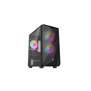 Nfortec Dys Cristal Templado USB 3.0 ARGB Negra