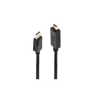 Lindy 36920 adaptador de cable de vÍ­deo 0,5 m DisplayPort HDMI tipo A (Estándar) Negro