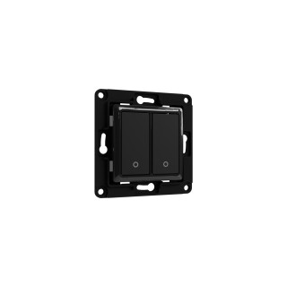 Shelly Wall Switch 2 interruptor de luz Negro
