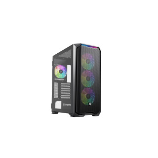 Nfortec NF-CS-KRATERX-B carcasa de ordenador Midi Tower Negro