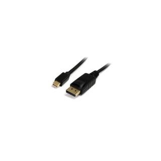 StarTech.com Cable Adaptador Mini DisplayPort 1.2 Macho a Displayport Macho - 4k de monitor - 1.8m Negro