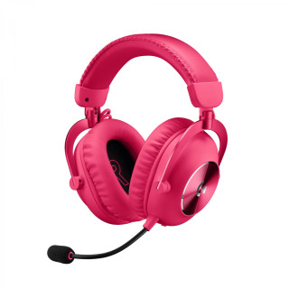 Logitech G PRO X 2 LIGHTSPEED Auriculares Inalámbrico y alámbrico Diadema Juego Bluetooth Magenta