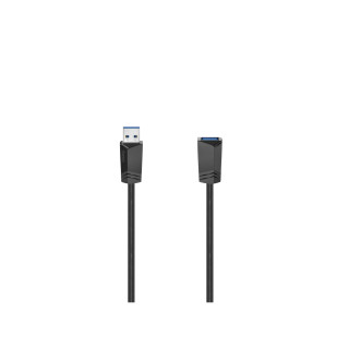 Hama 00200628 cable USB 1,5 m USB A Negro