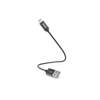 Hama 00201578 cable de conector Lightning 0,2 m Negro