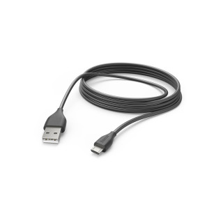 Hama 00201588 cable USB USB 2.0 3 m USB A Micro-USB B Negro