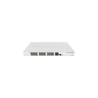 SWITCH MIKROTIK CRS328-24P-4S+RM 24PTOS GIGABIT BLANCO CRS328-24P-4S+RM